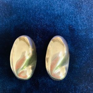 Sterling Silver Organic Shape Earrings